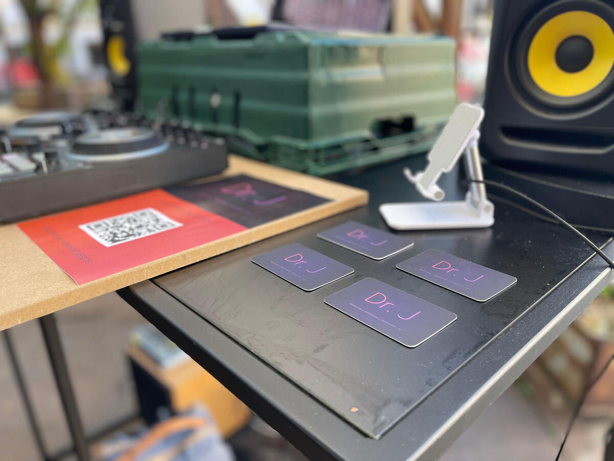 Setup and business cards